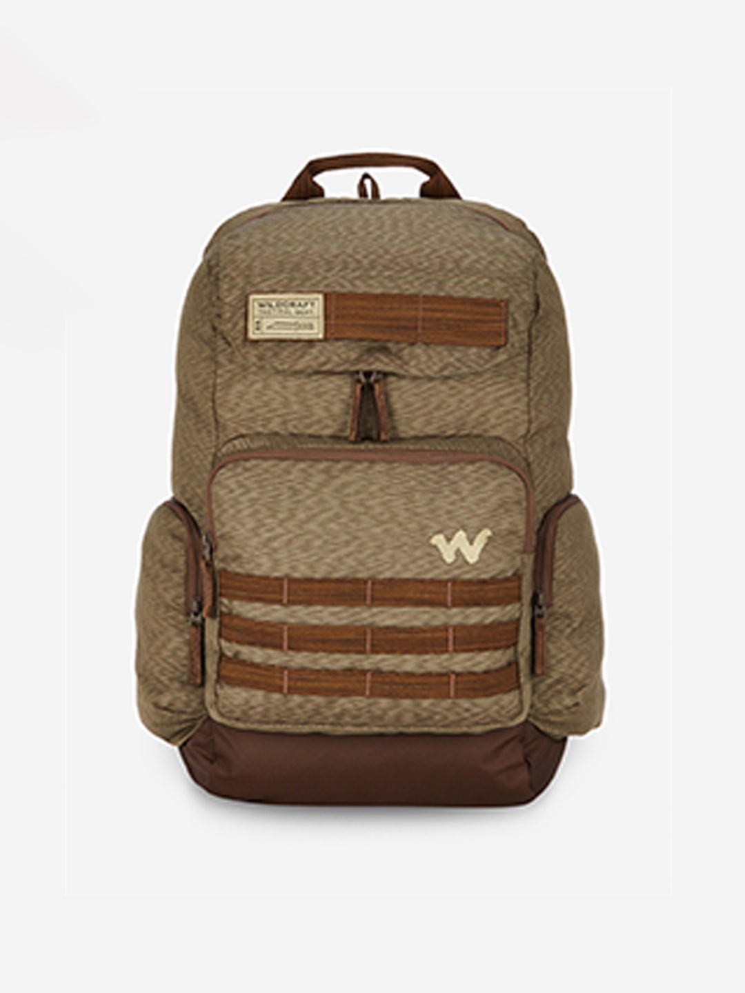 

Wildcraft Unisex Brand Logo Printed Safara Tactical 4 Backpack, Brown