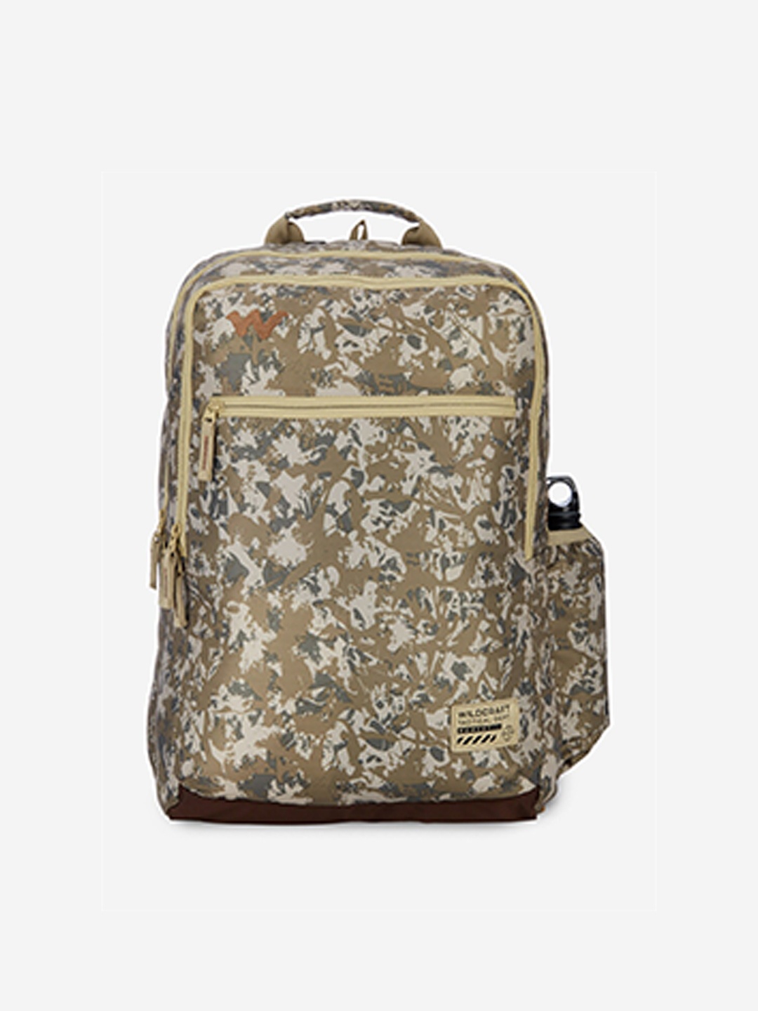 

Wildcraft Unisex Brand Logo Printed Evo 35 Backpack, Beige