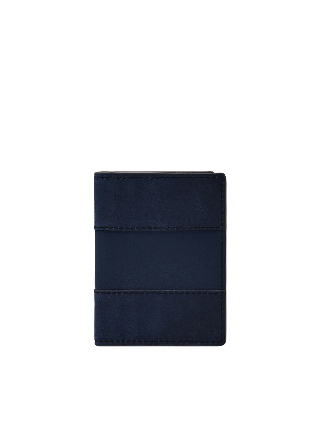 

Fossil Men Leather Two Fold Wallet, Navy blue