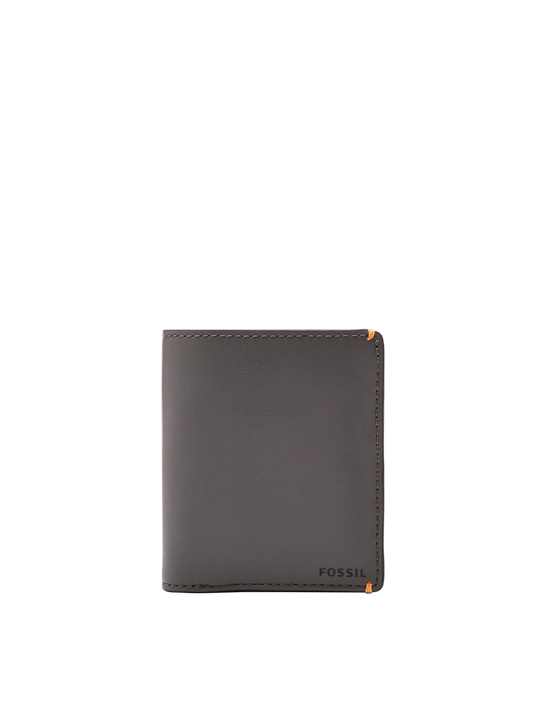 

Fossil Men Grey PU Two Fold Wallet