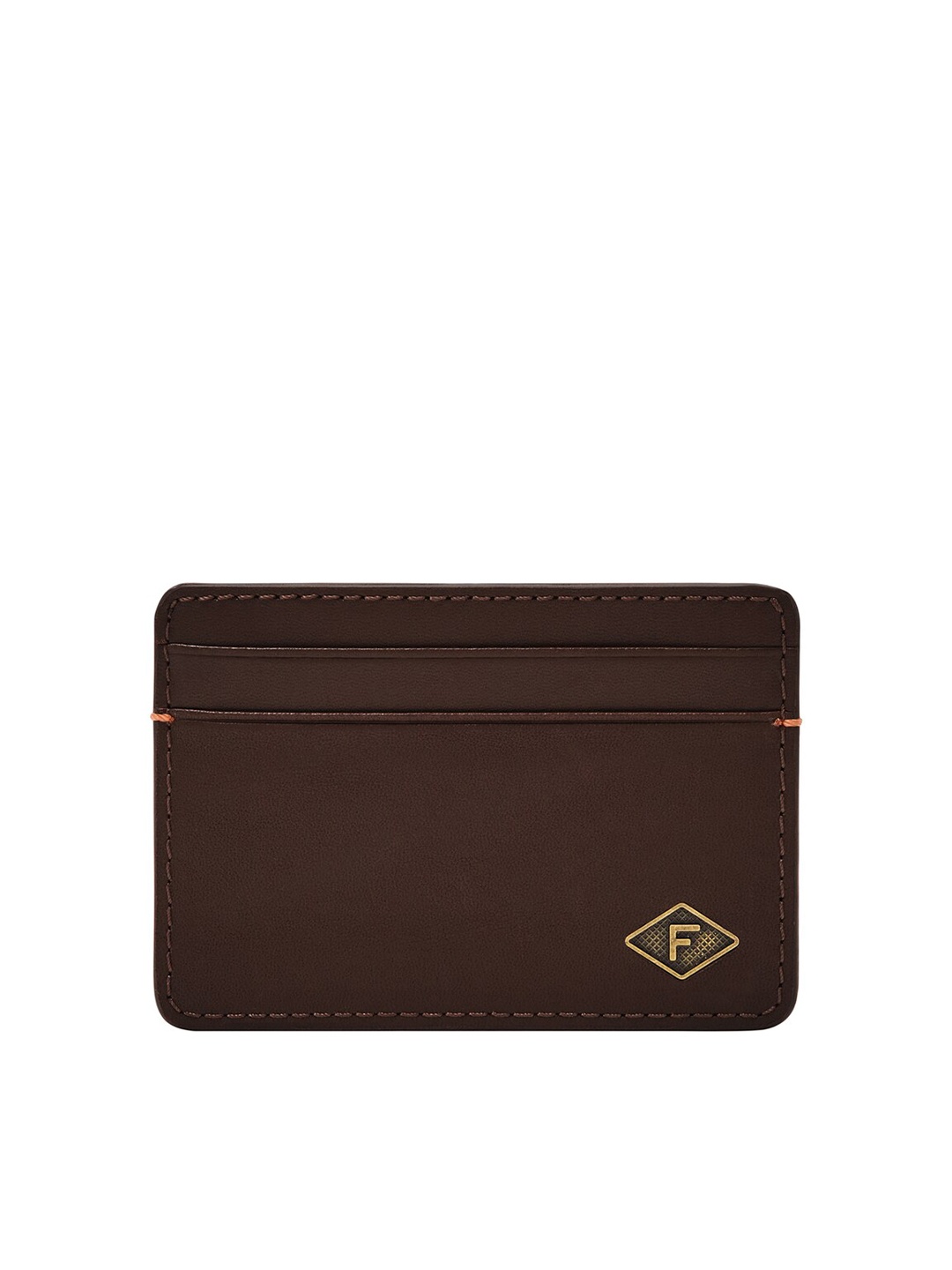 

Fossil Men Leather Card Holder, Brown