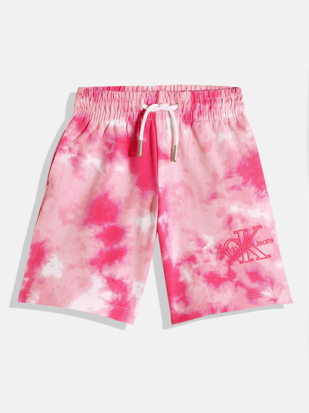 

Calvin Klein Jeans Girls Printed Shorts, Pink