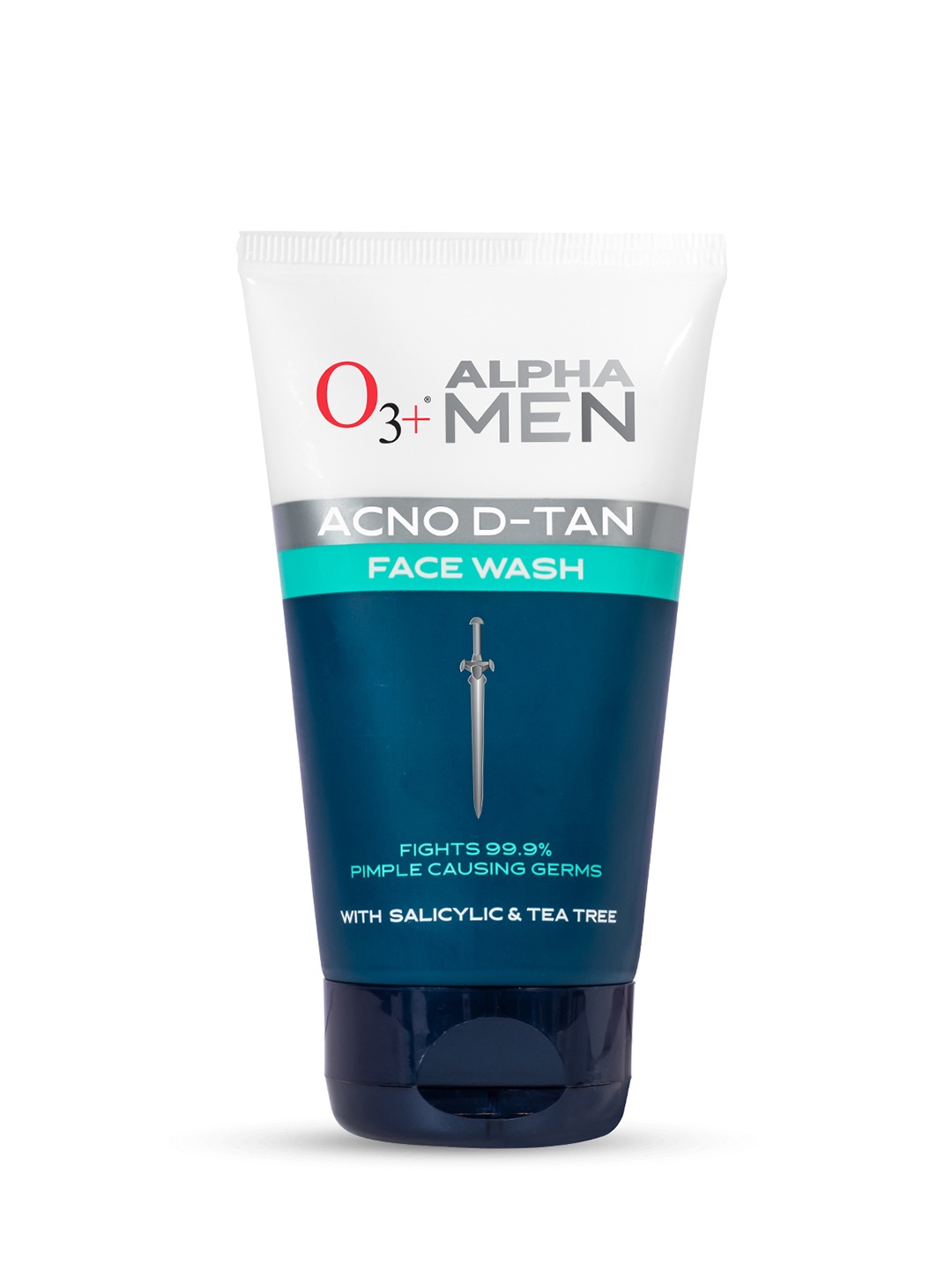 

O3 + Alpha Men Acno D Tan Face Wash with Hyaluronic & Mint to Fight Blackhead - 100 ml, Teal