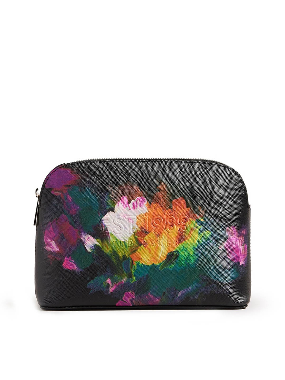 

Ted Baker Black Floral Structured Sling Bag