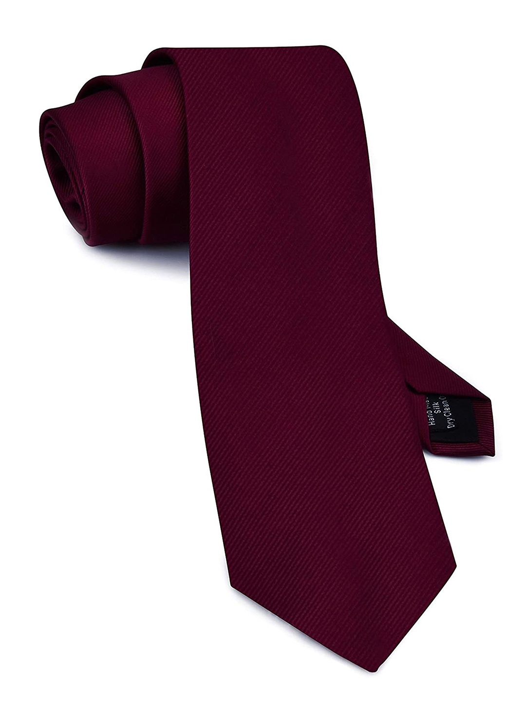 

KAEZRI Men Microfiber Broad Tie, Burgundy