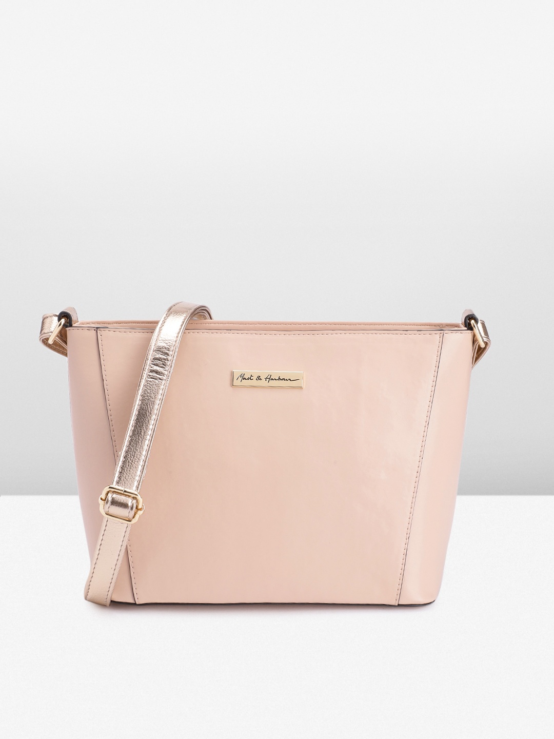 

Mast & Harbour Women Solid Sling Bag, Pink