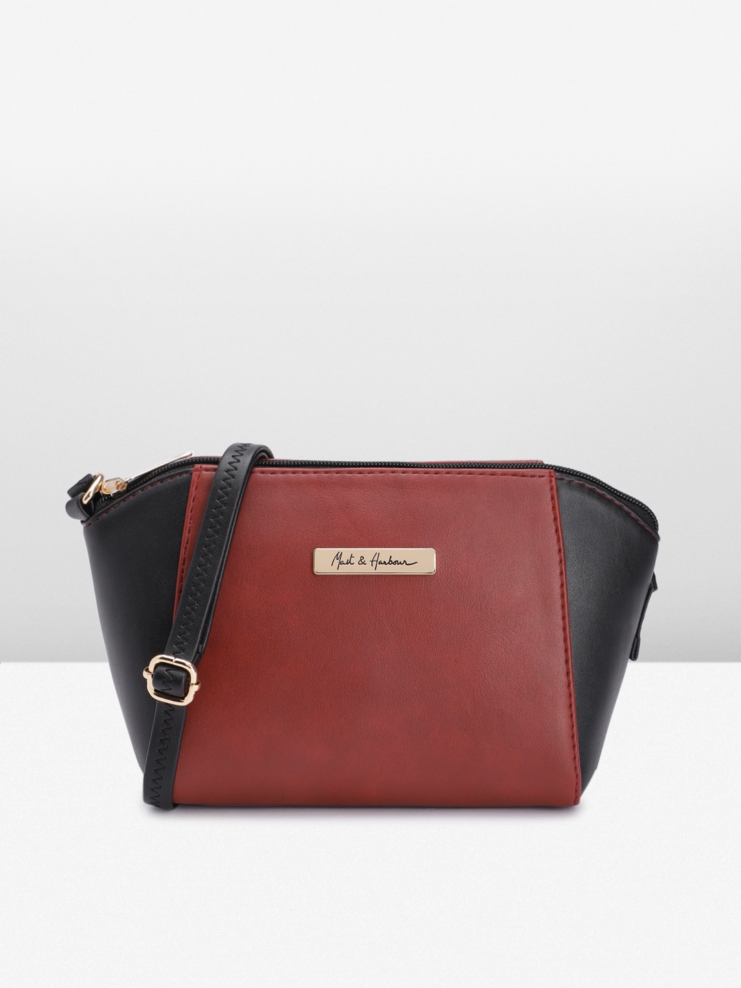 

Mast & Harbour Solid Sling Bag, Maroon