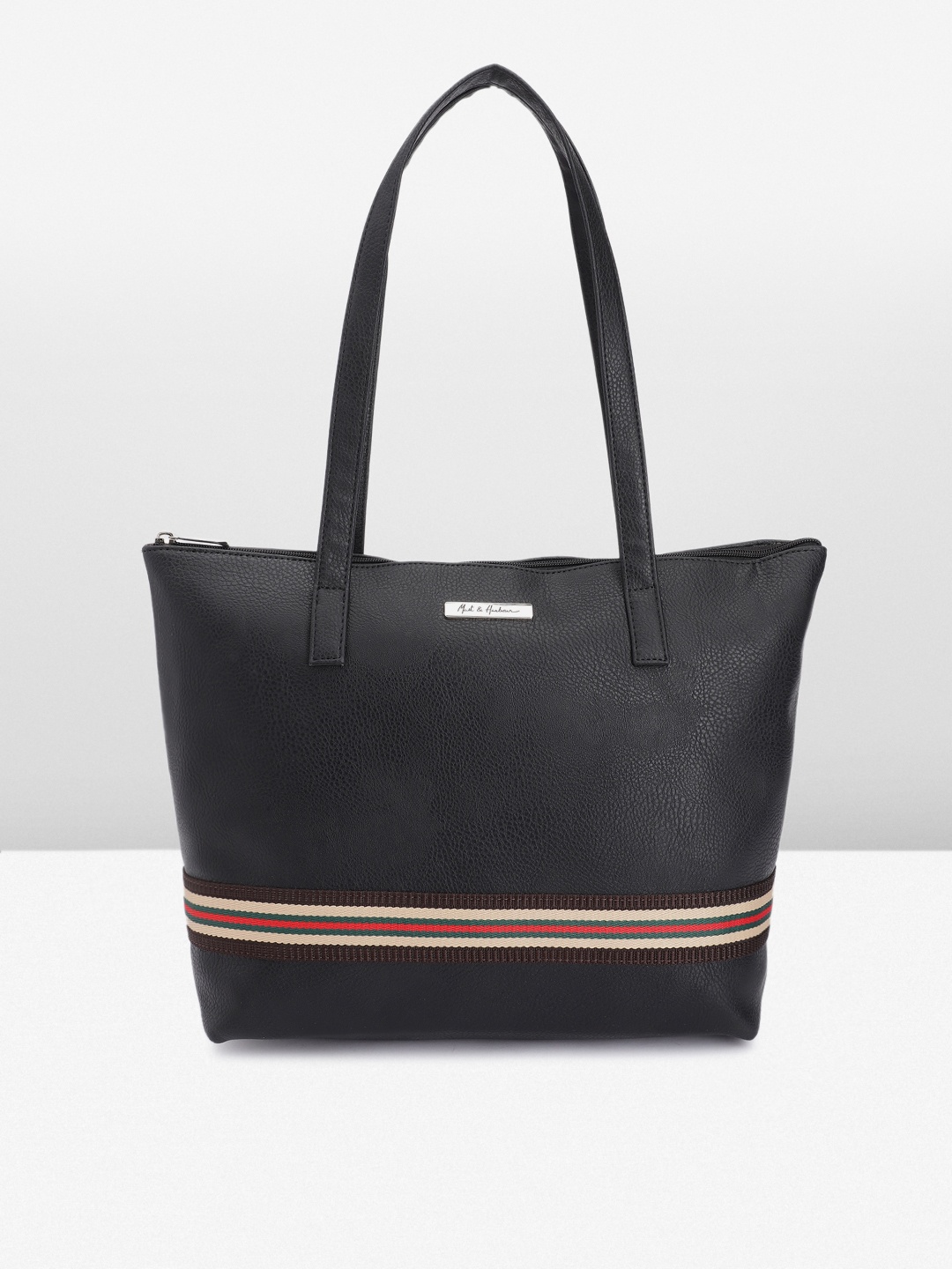 

Mast & Harbour Women Solid Shoulder Bag, Black