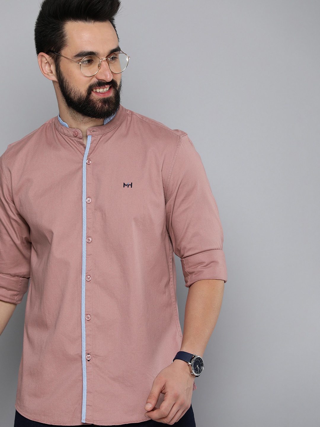 

Mast & Harbour Pure Cotton Casual Shirt, Mauve