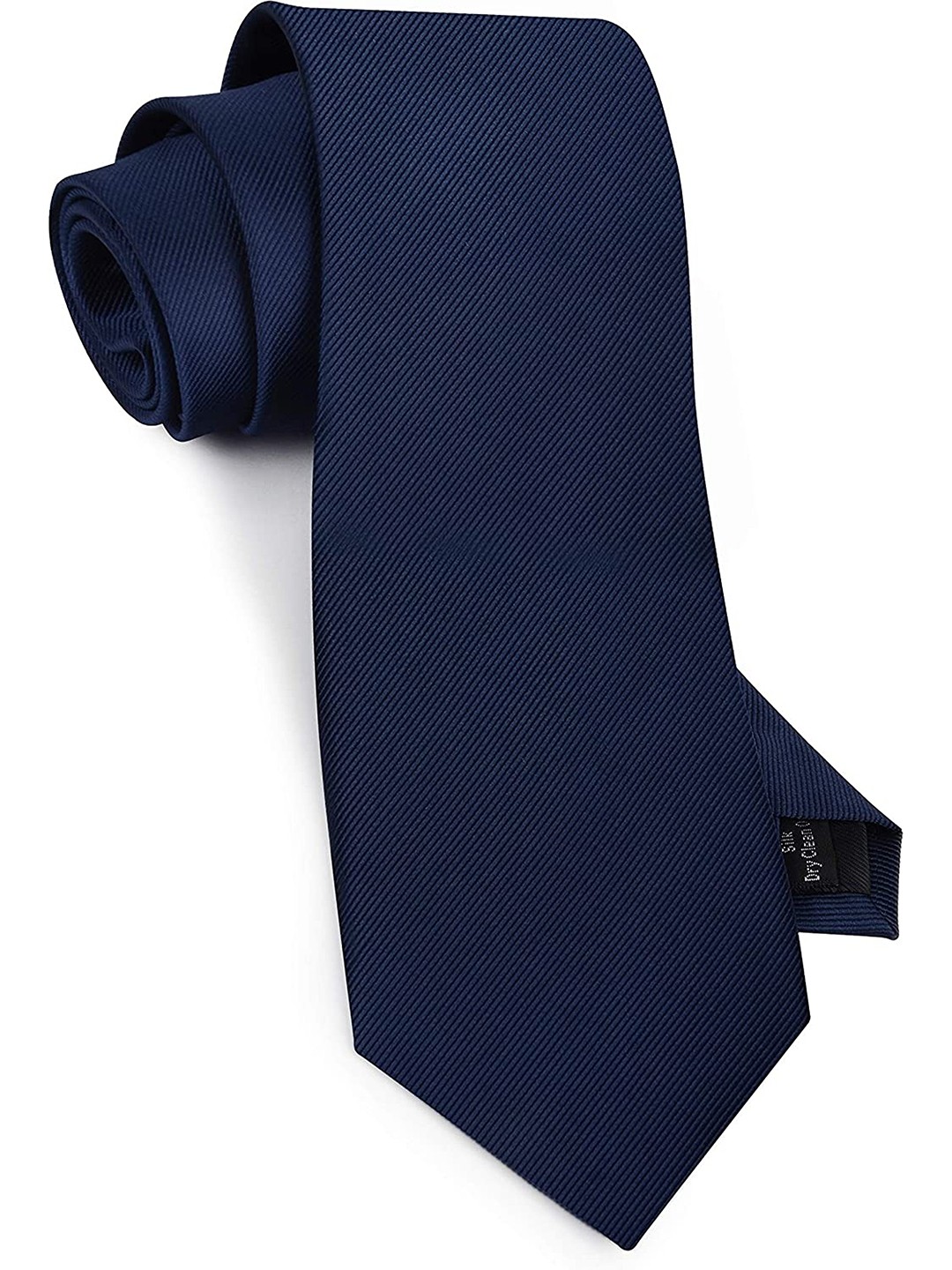 

KAEZRI Men Solid Skinny Tie, Navy blue