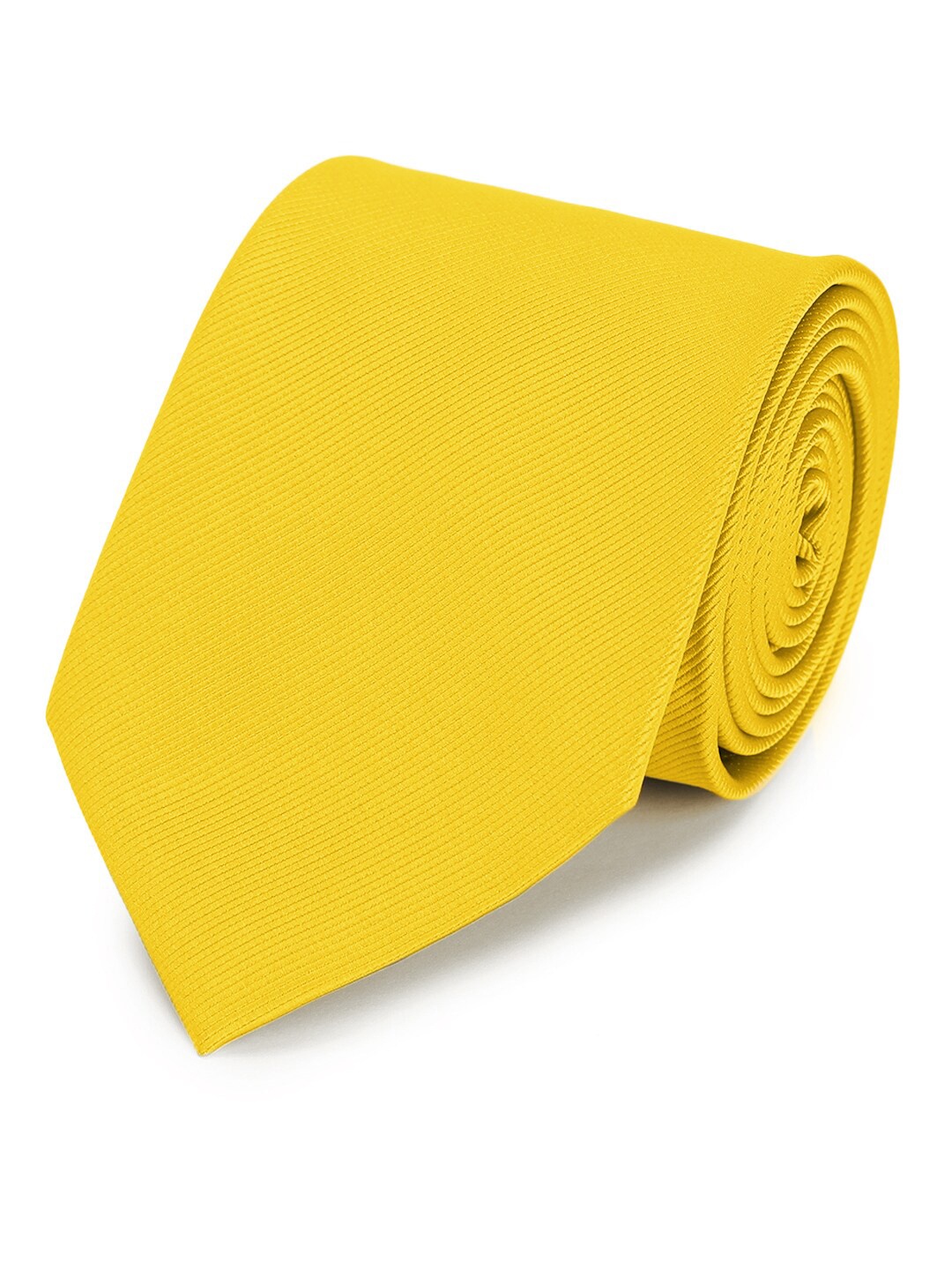 

Tossido Men Microfiber Broad Tie, Yellow