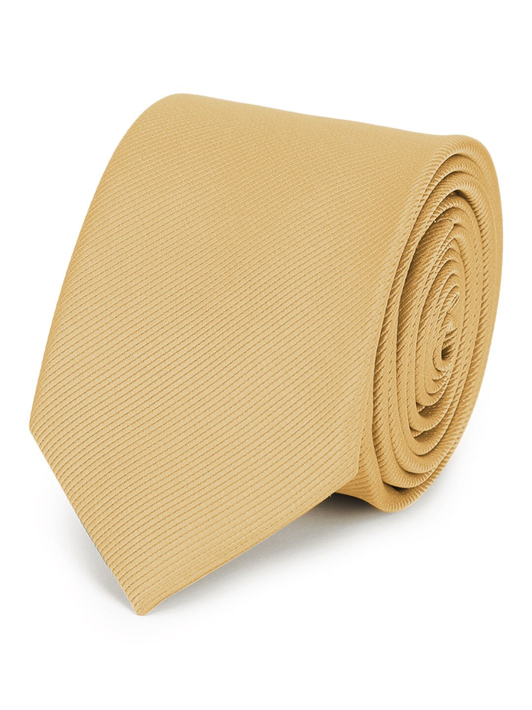

Tossido Men Solid Skinny Tie, Gold