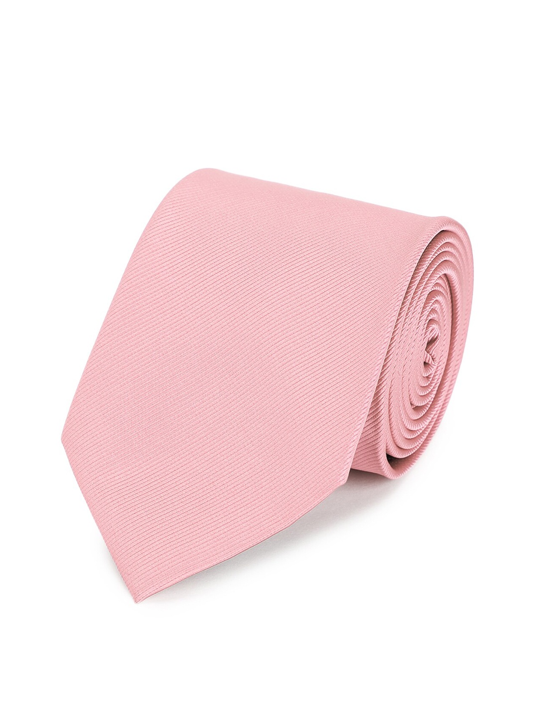 

Tossido Men Microfiber Striped Broad Tie, Pink