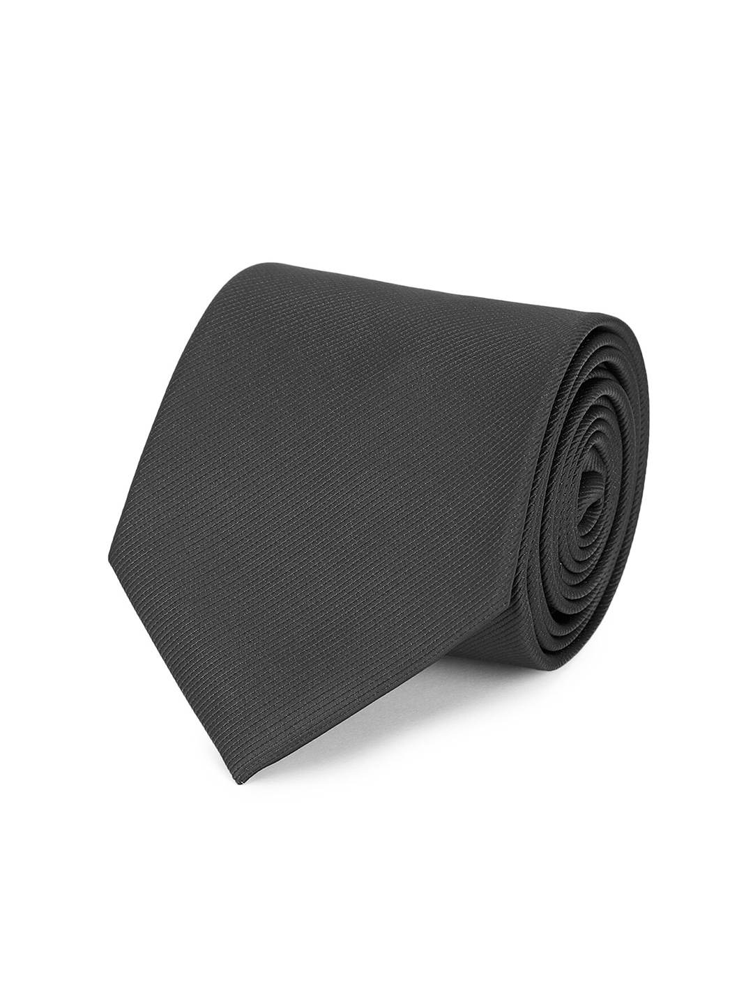 

Tossido Men Microfiber Broad Tie, Black