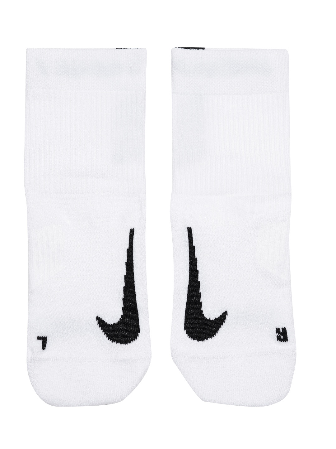 

Nike Unisex Pack of 2 Multiplier Running Dri-Fit Ankle-Length Socks, White