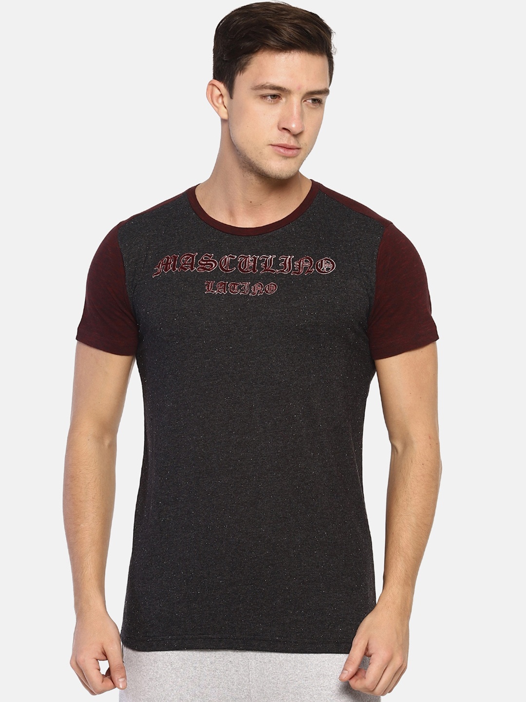 

Masculino Latino Men Printed Cotton T-shirt, Black