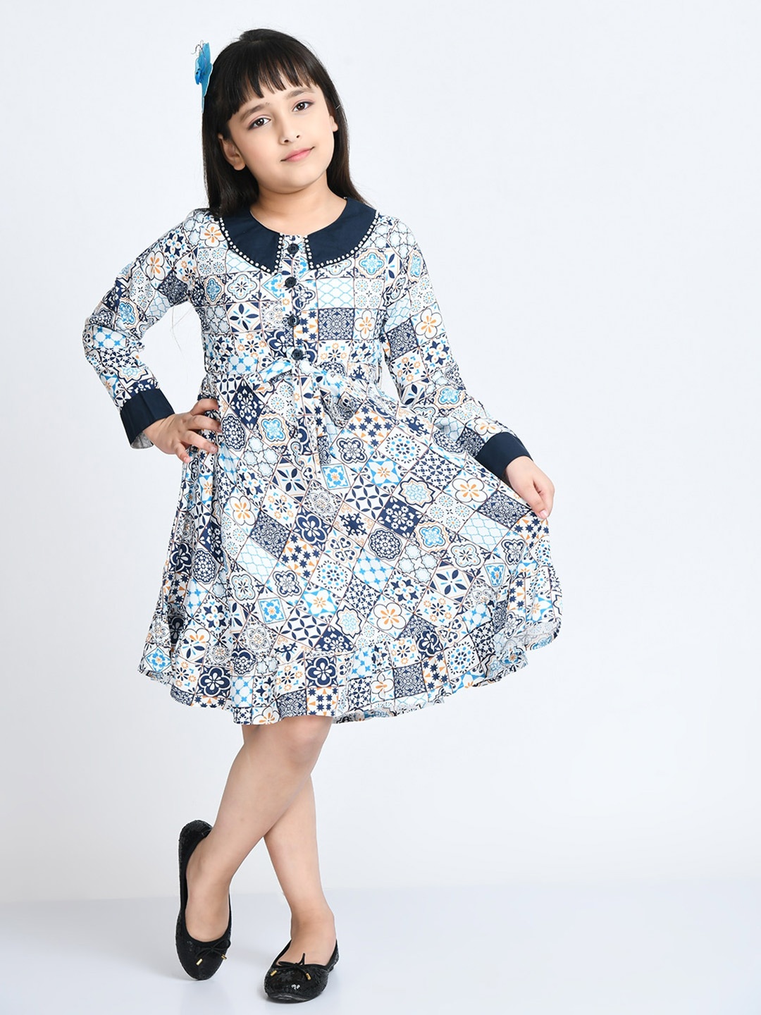 

Bella Moda Multicoloured Floral Shirt Dress, Multi