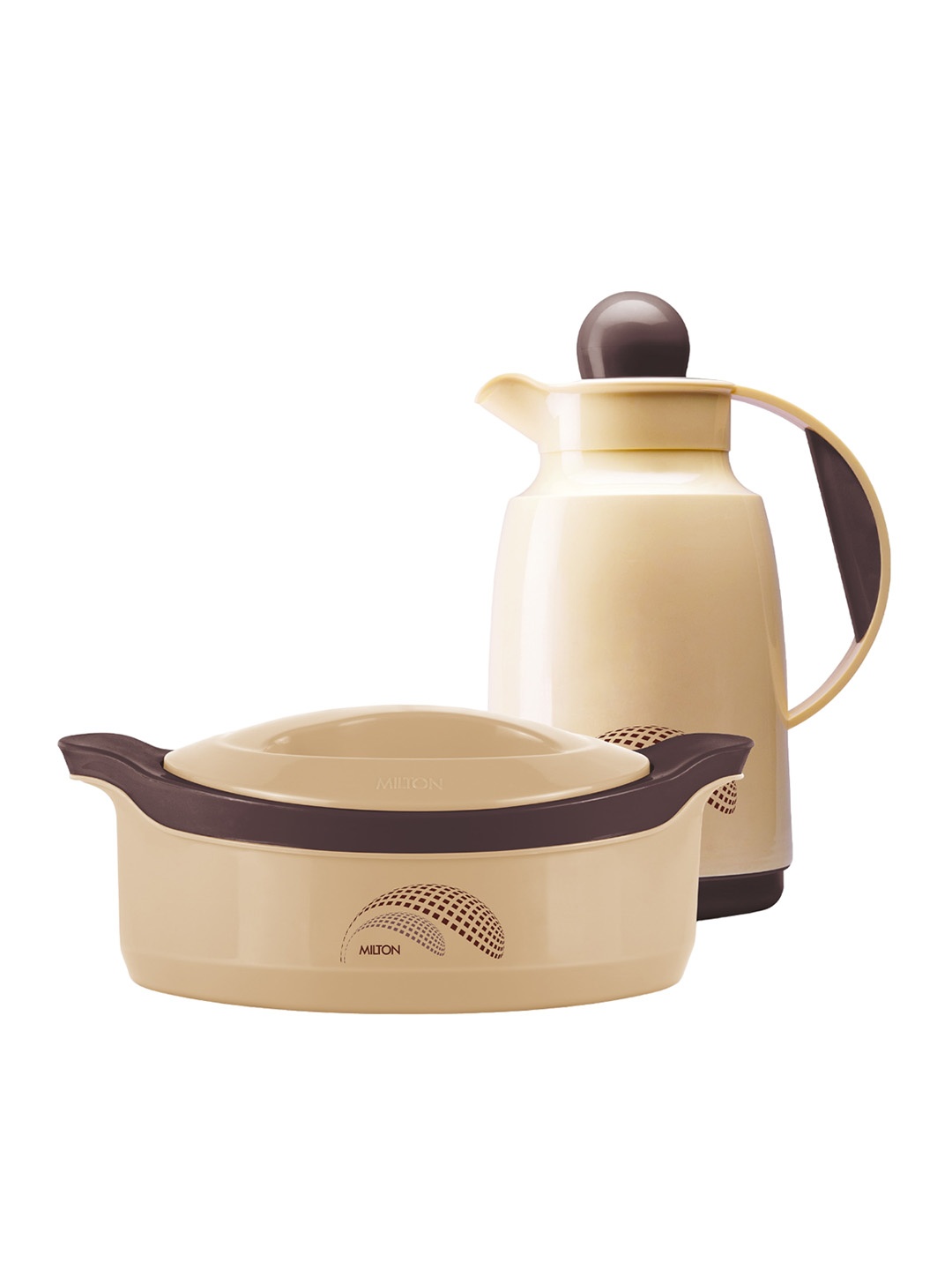 

Milton Momento Brown & Cream Vienna Flask With Marvel Casserole Gift Set - 1L & 1.24 L