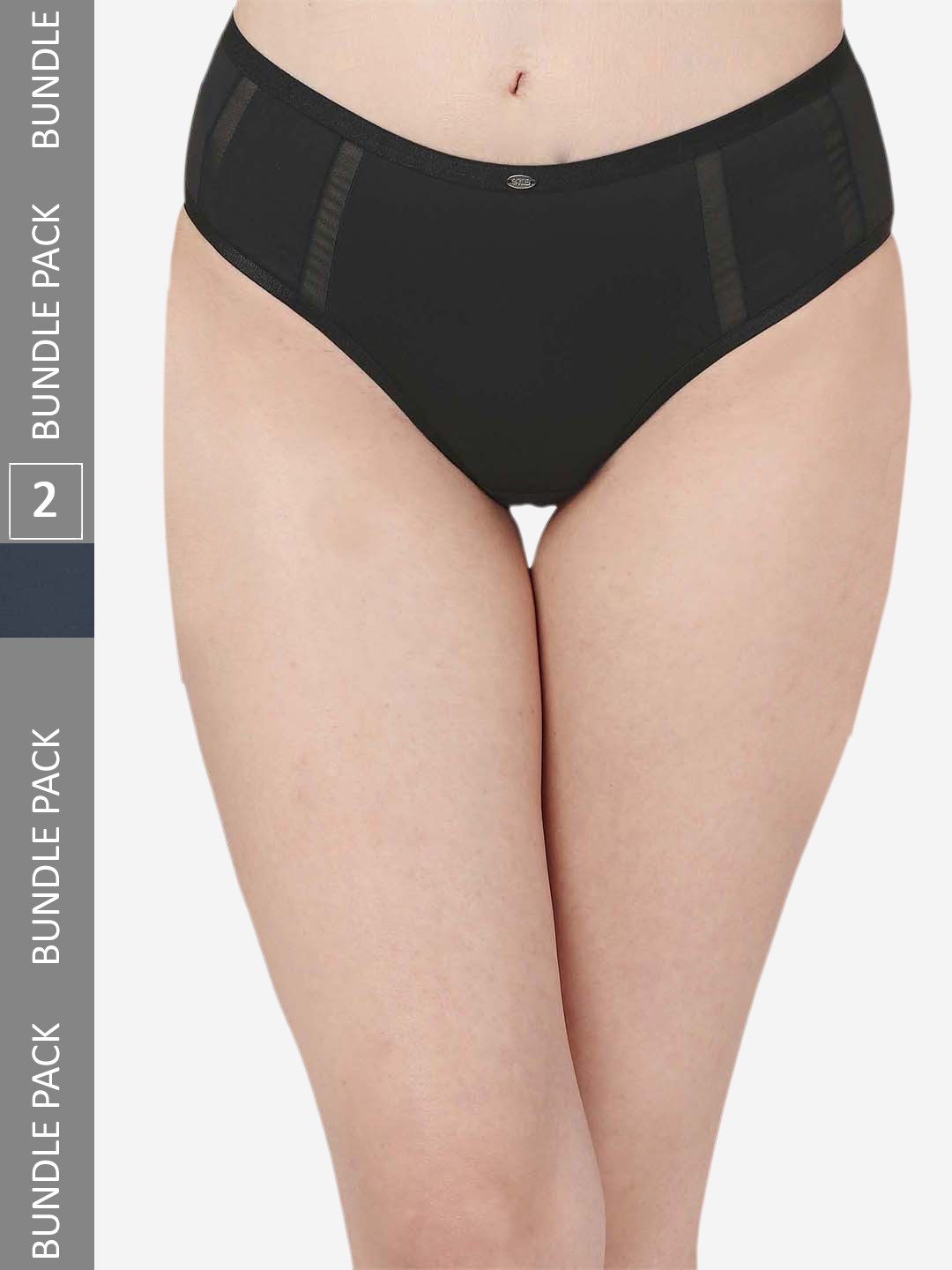 

Soie Women Pack Of 2 Hipster Briefs, Blue