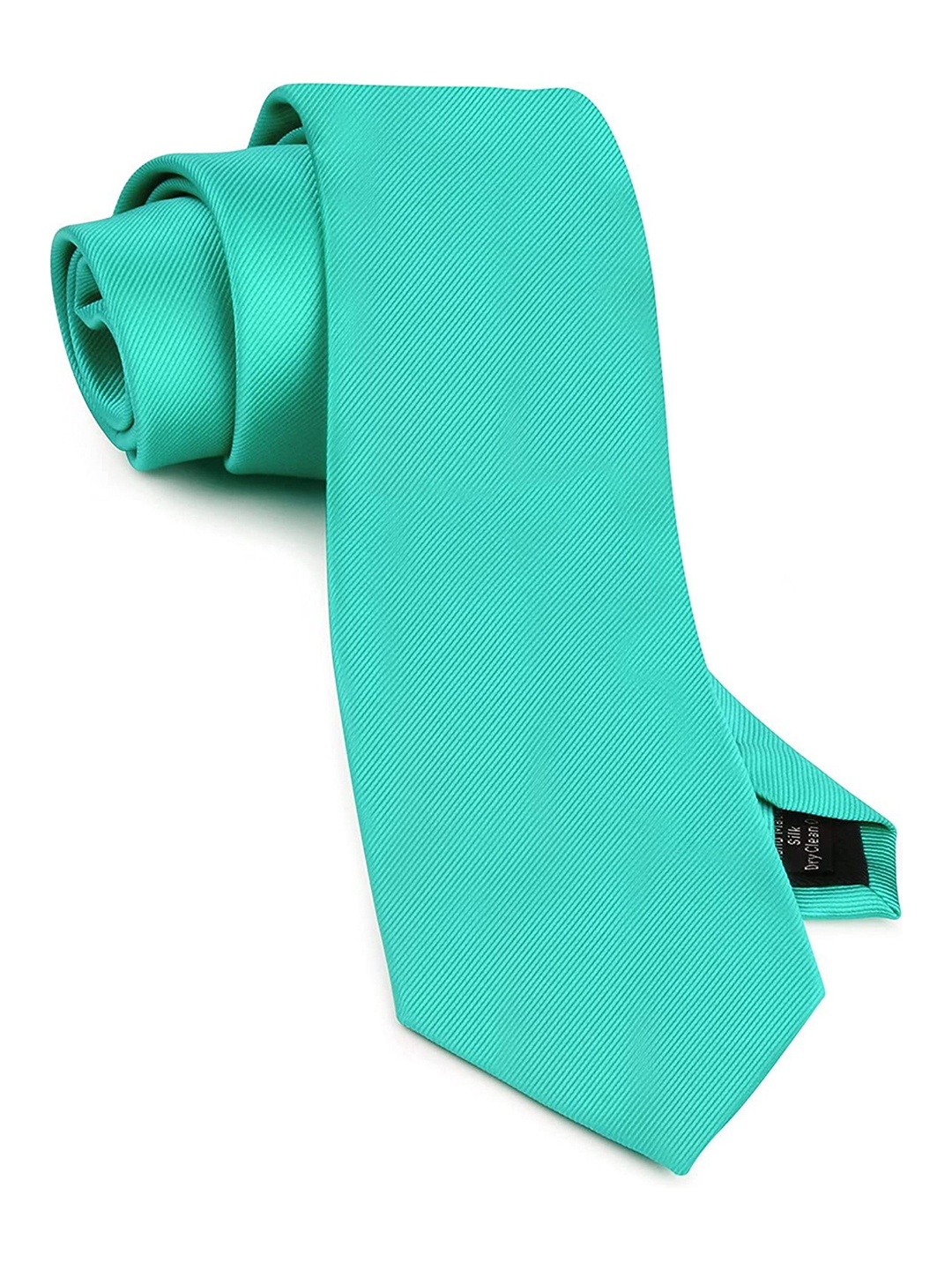 

KAEZRI Men Formal Broad Necktie, Turquoise blue