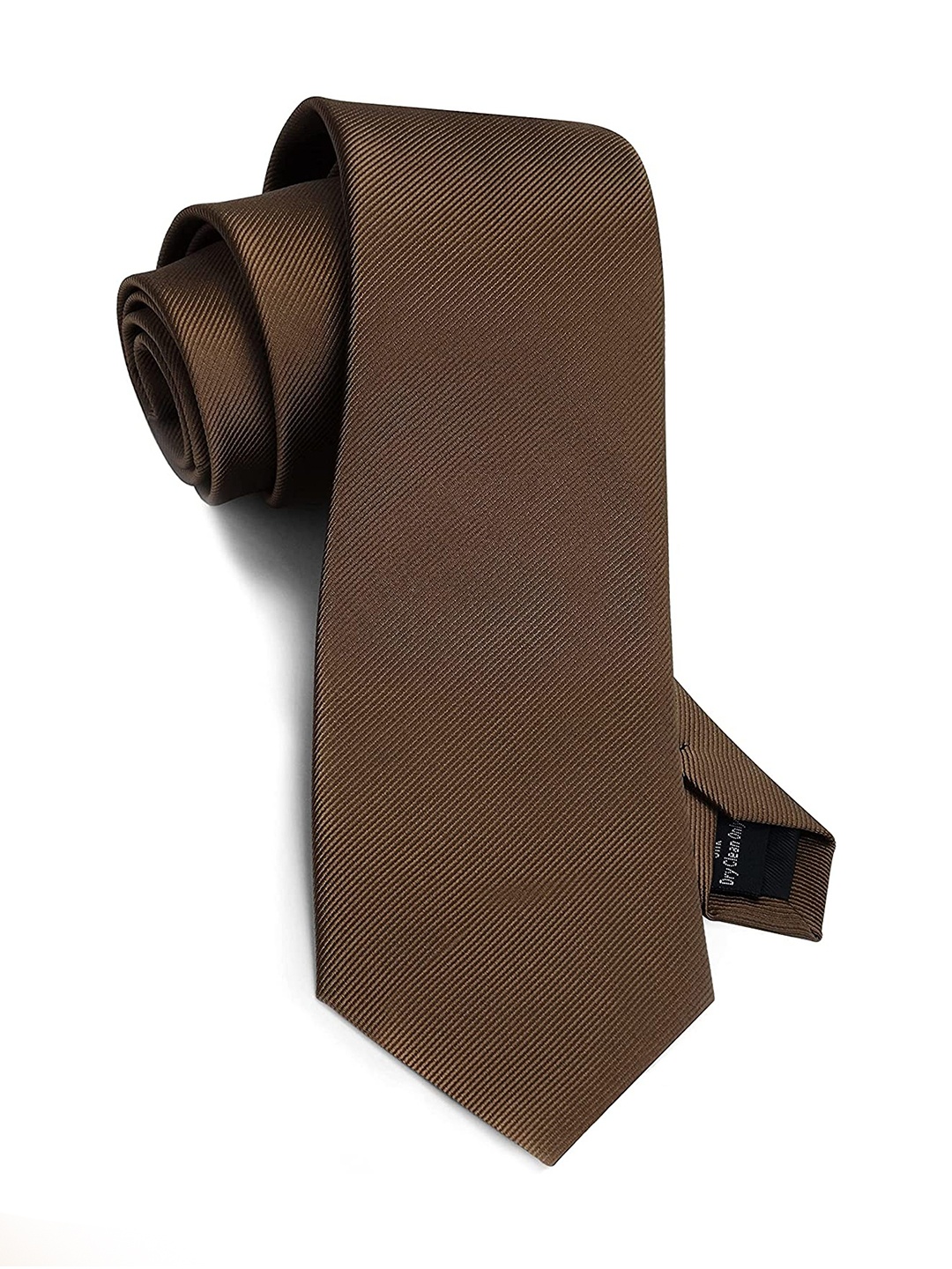 

KAEZRI Men Formal Broad Necktie, Brown