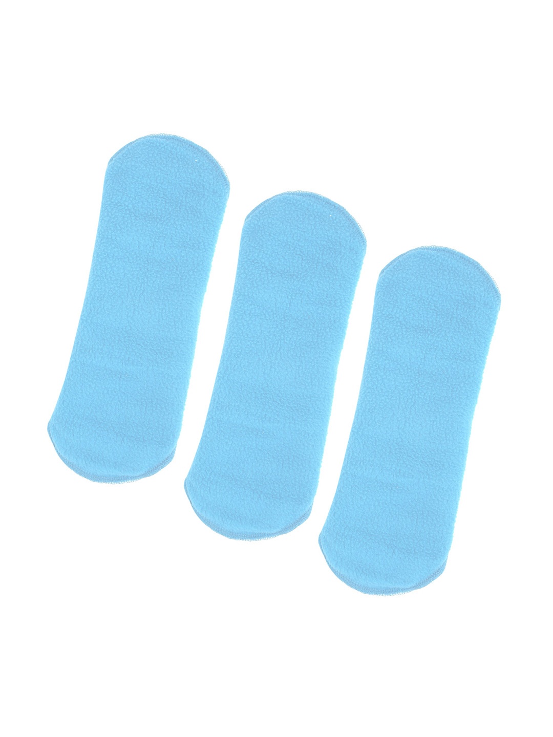 

CareDone Set Of 3 4-Layered Ultra Thin Rash Free Reusable Sanitary Cloth Pads, Blue