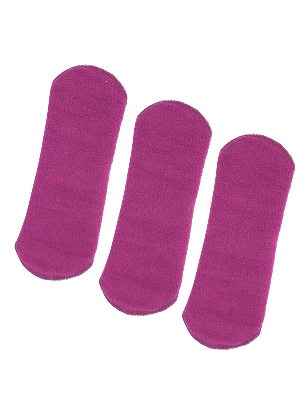 

CareDone Set Of 3 Reusable Sanitary Cotton Cloth Pads, Pink
