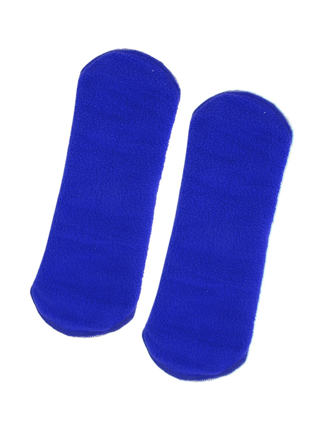 

CareDone Set Of 2 Reusable & Washable Cotton Sanitary Cloth Pads, Blue