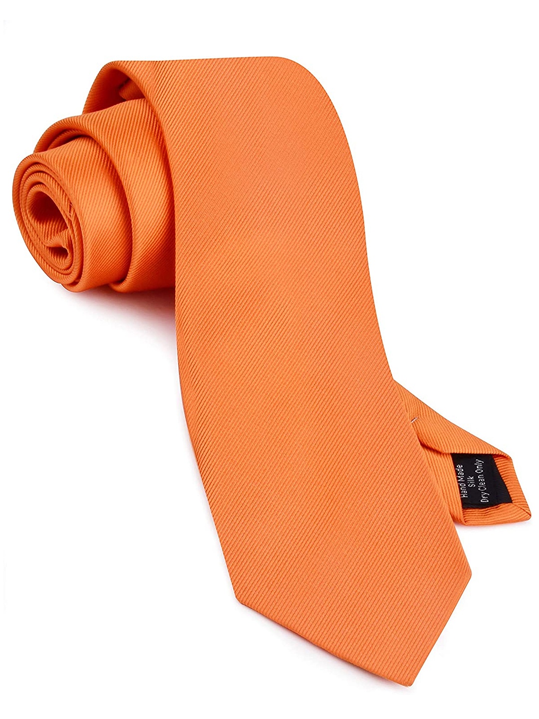 

KAEZRI Men Formal Broad Necktie, Orange