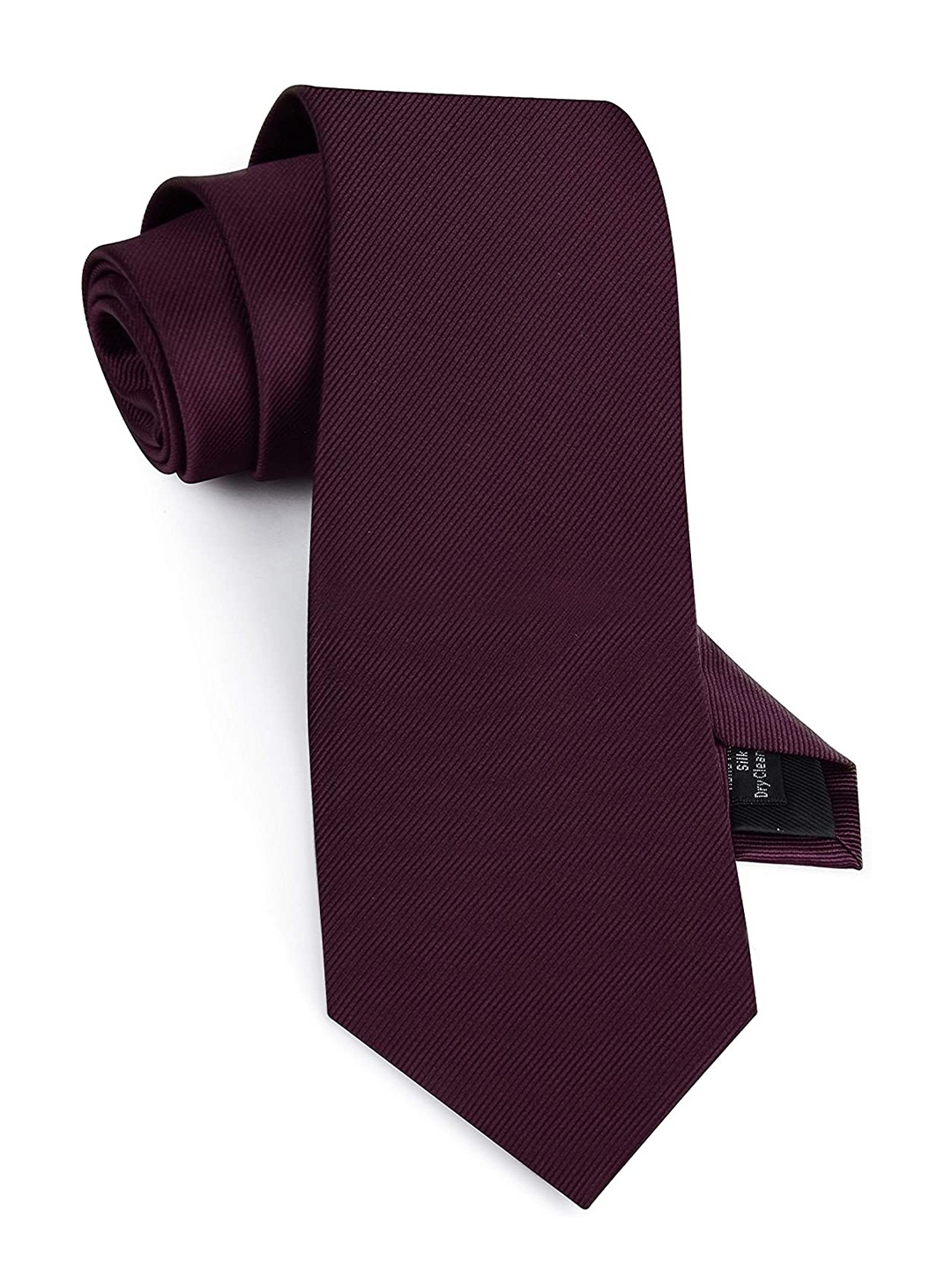 

KAEZRI Men Men Formal Broad Necktie, Maroon