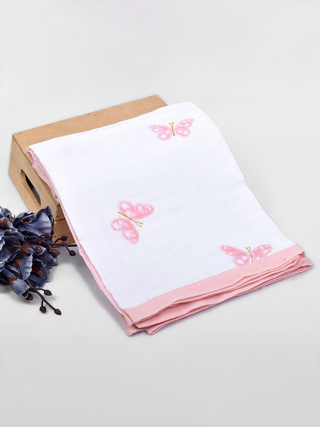 

Moms Home Kids Pink Organic Cotton Summer 210 GSM Single Bed Dohar