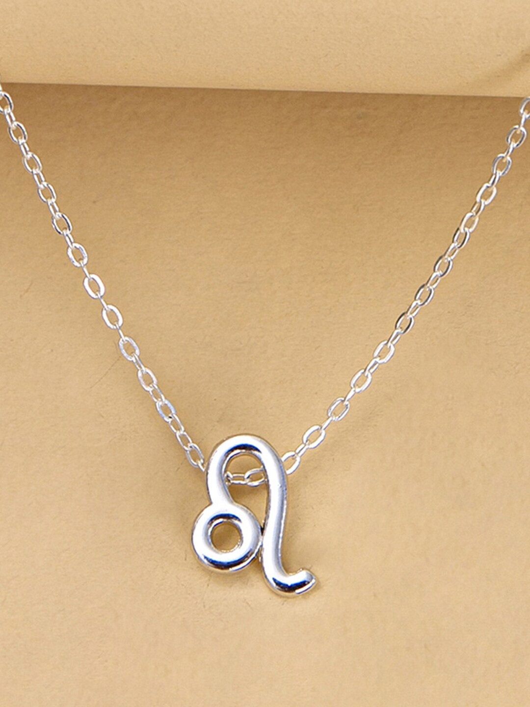

Young & Forever Brass Silver-Plated Necklace