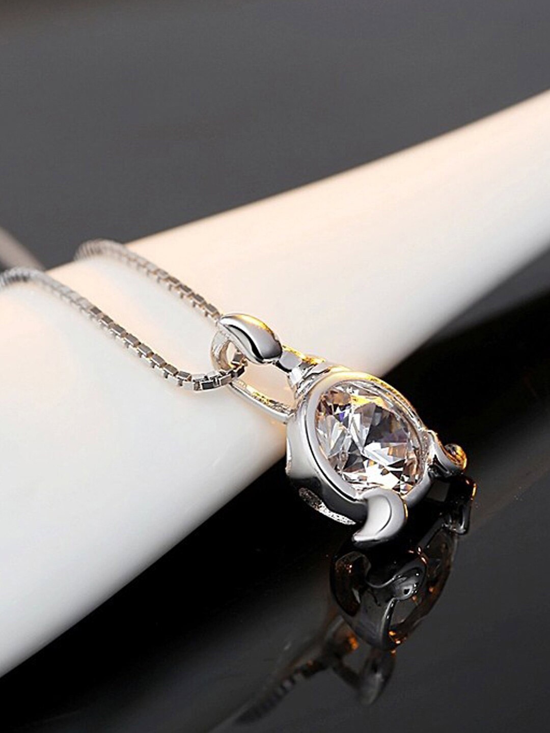 

Young & Forever Sterling Silver Silver-Plated Necklace