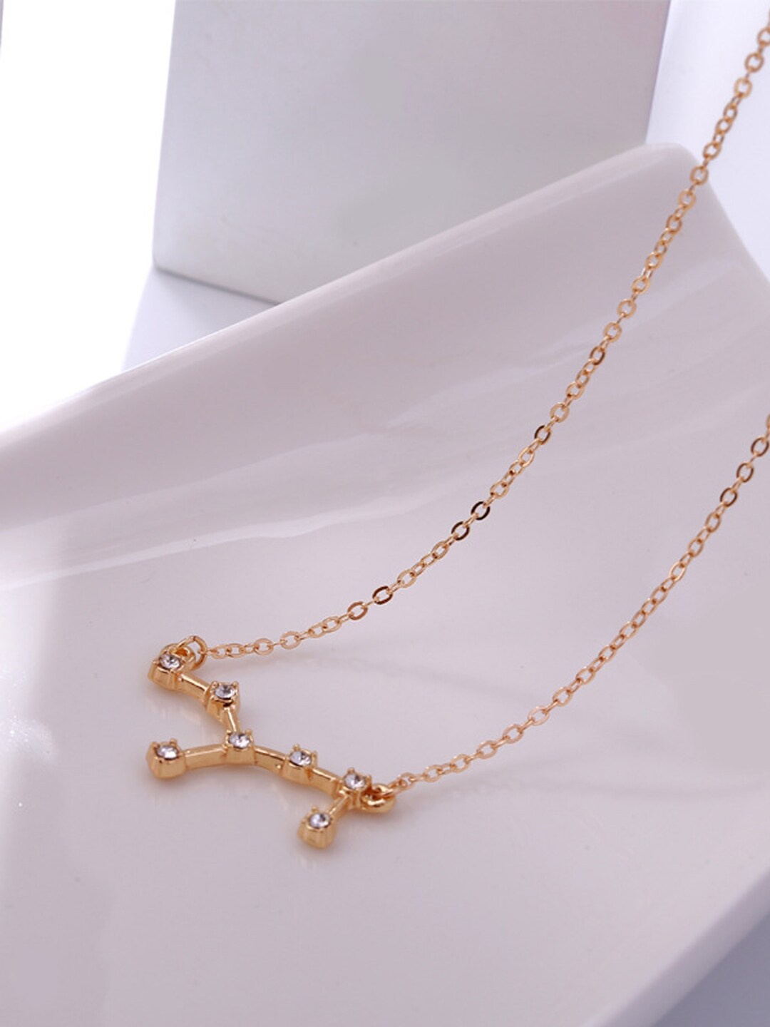 

Young & Forever Brass Gold-Plated Necklace