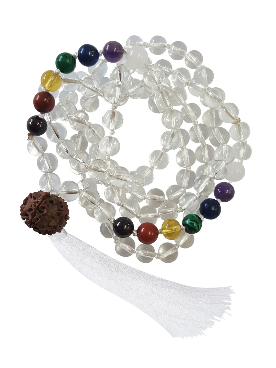 

Young & Forever Unisex Brass Layered Necklace, White
