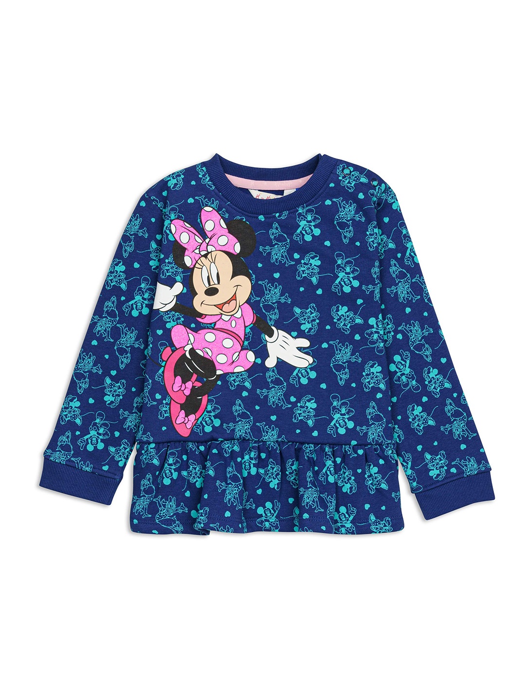 

H By Hamleys Girls Navy Blue Printed Sweatshirt