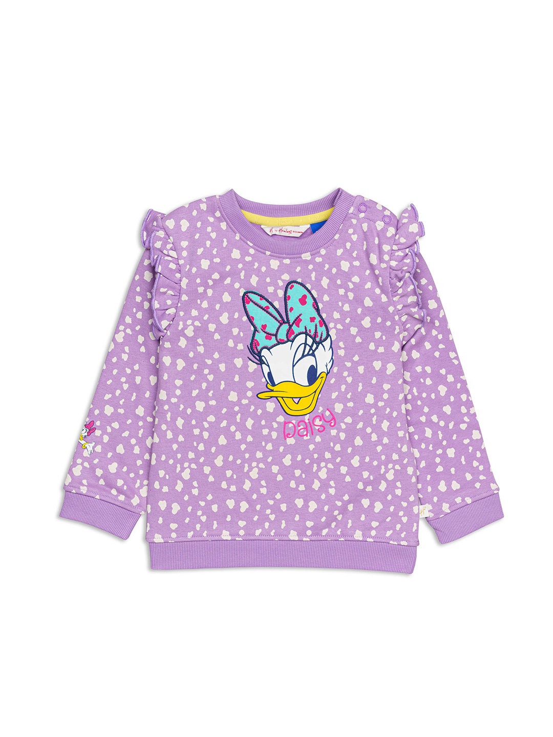 

H By Hamleys Girls Printed Cotton Sweatshirt, Purple