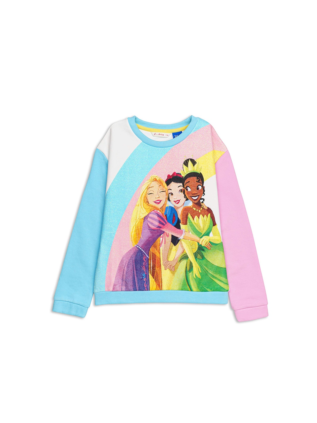 

H By Hamleys Girls Printed Cotton Sweatshirt, Blue