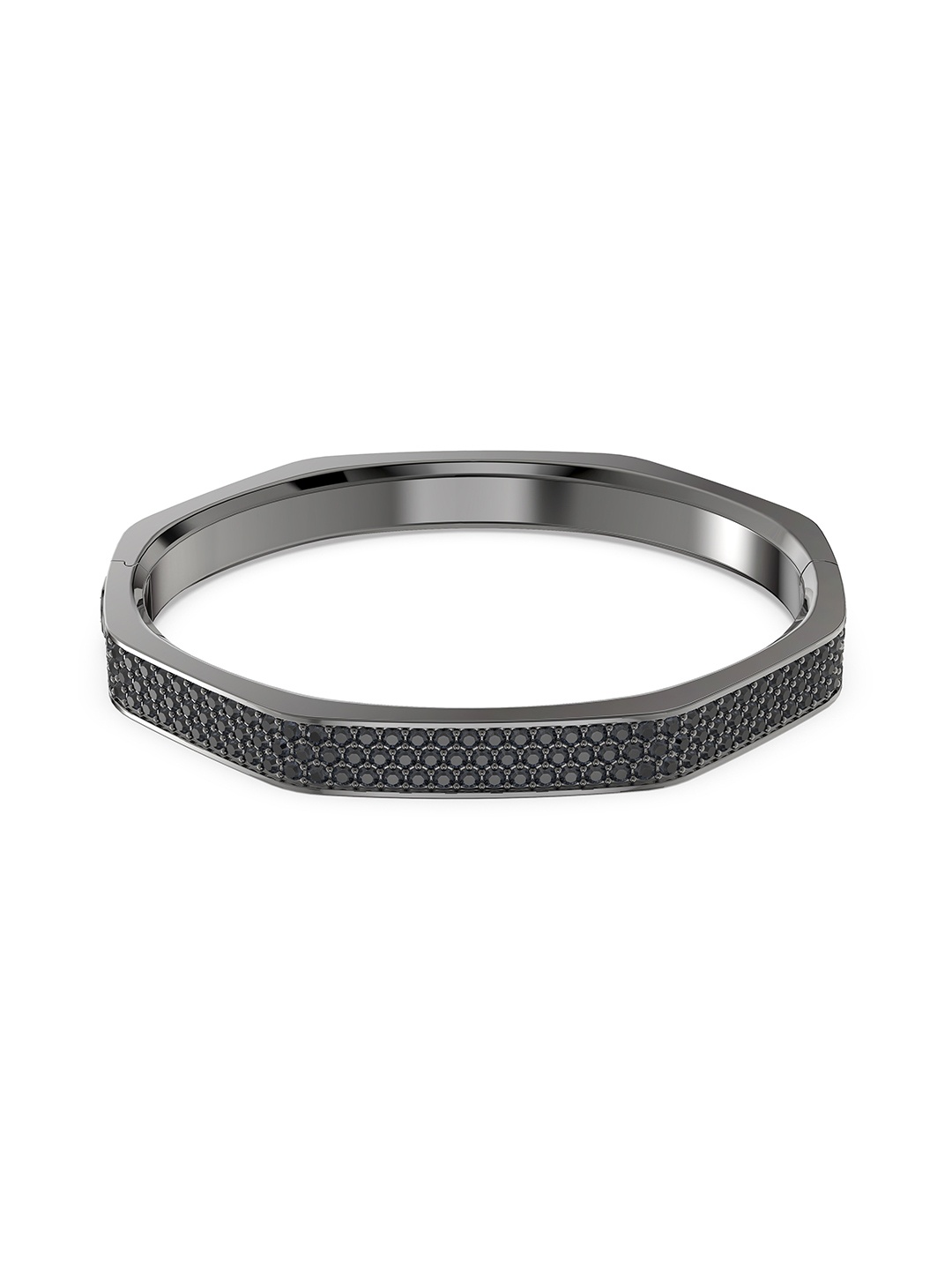 

SWAROVSKI Women RE Dextera:Bangle Oct Pave Grap/Bru M Bracelet, Silver