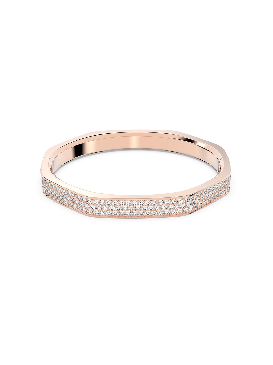 

SWAROVSKI Women RE Dextera:Bangle Oct Pave Cry/Ros L Bracelet, Gold