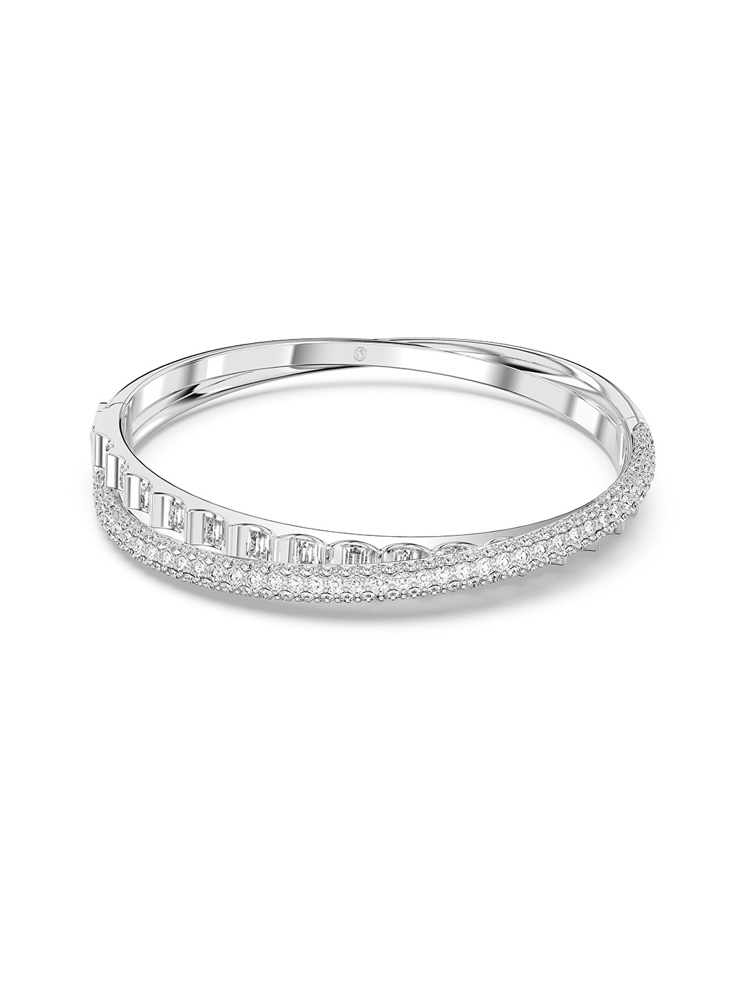 

SWAROVSKI Women Rota:Bangle Db Cry/Rhs S Bracelet, Silver