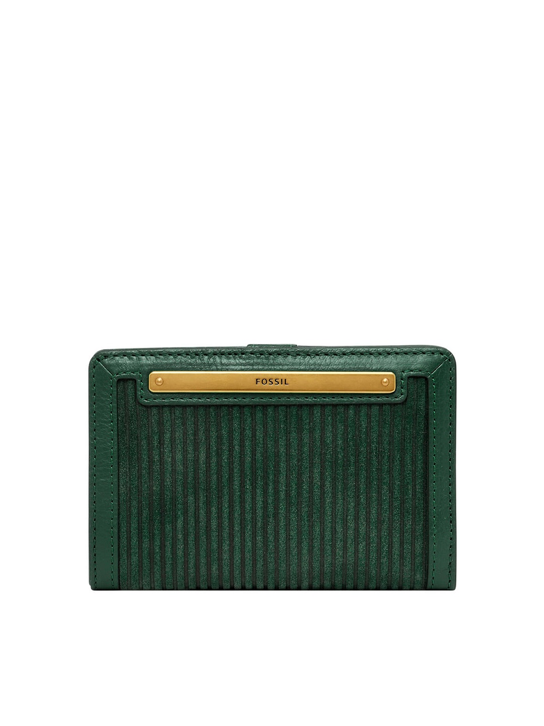 

Fossil Women Leather Two Fold Wallet, Green