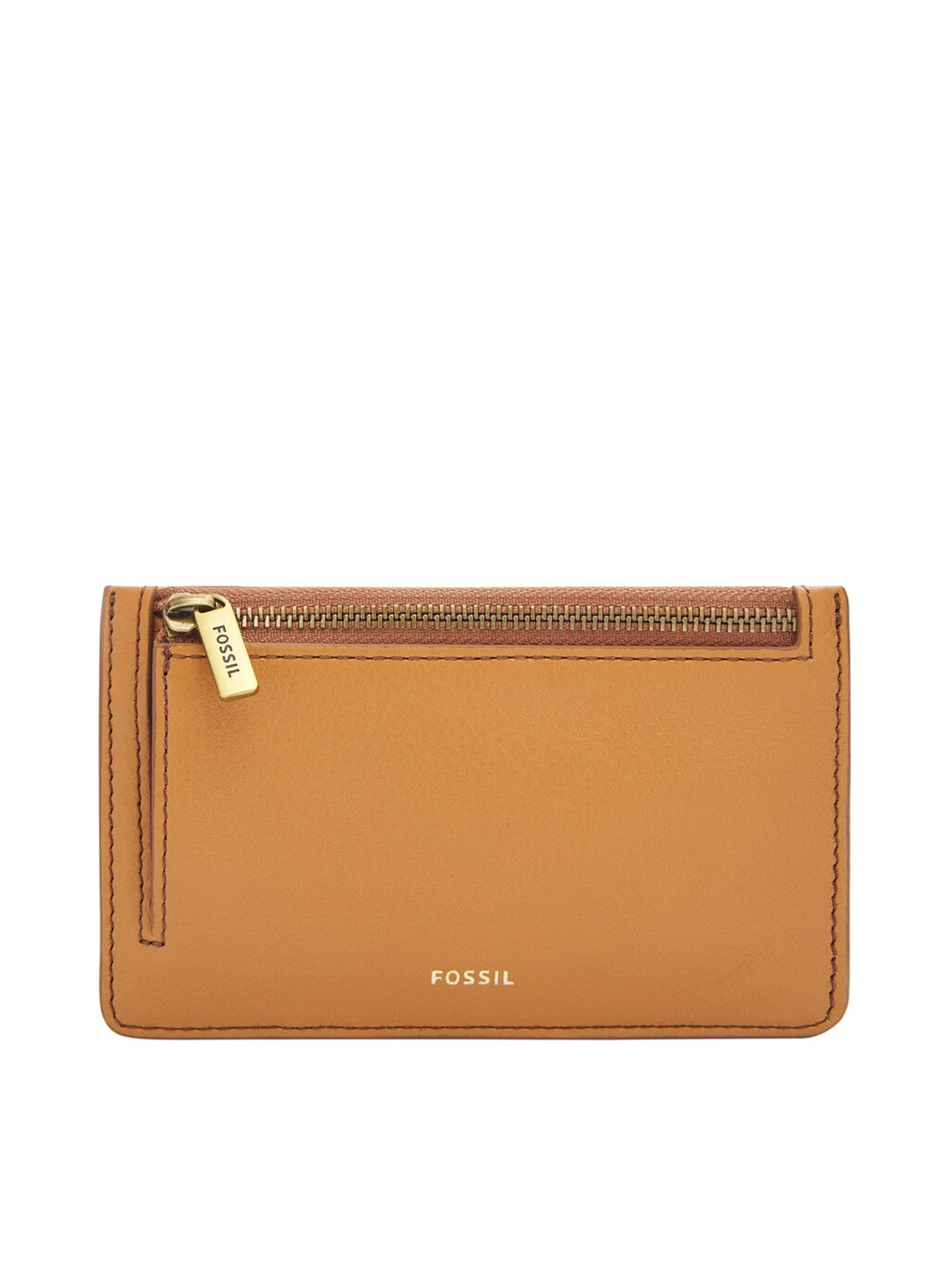 

Fossil Women Leather Two Fold Wallet, Camel brown