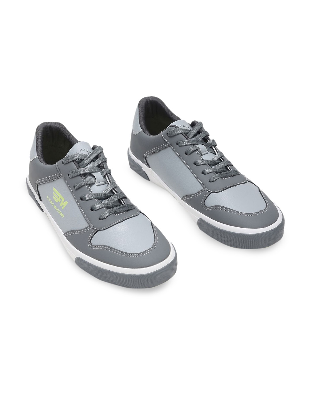 

Flying Machine Men Colourblocked Sneakers, Grey