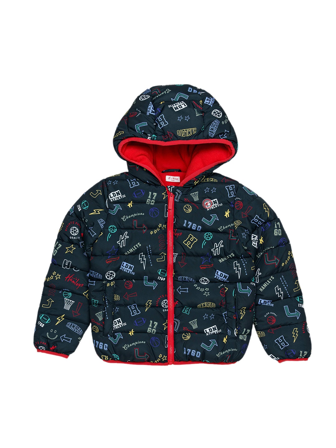 

H By Hamleys Boys Bomber Jacket, Black