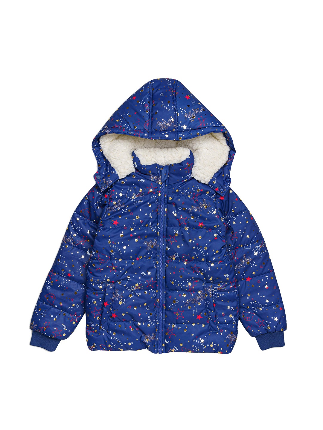 

H By Hamleys Girls Puffer Jacket, Blue