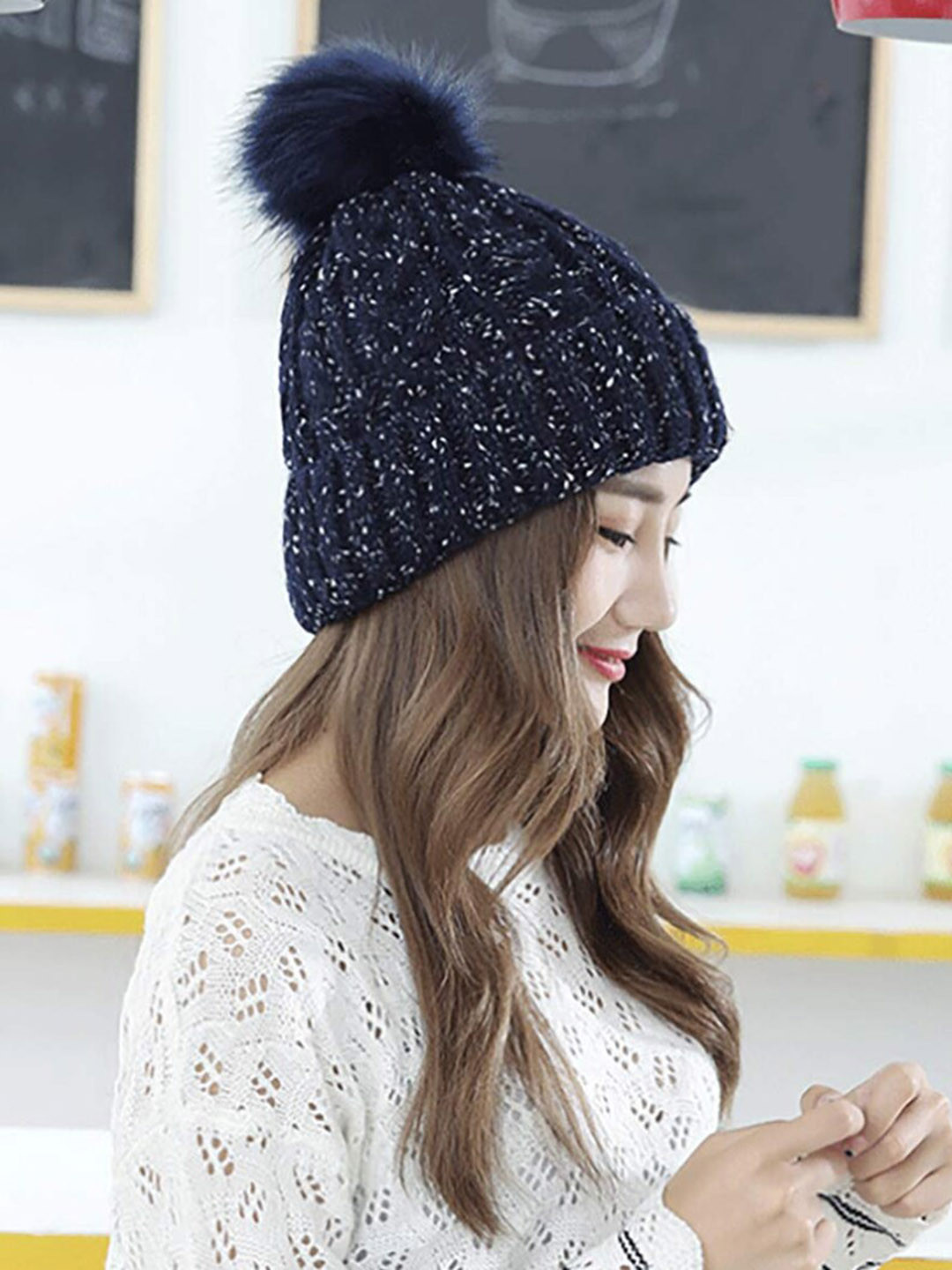 

YOUSTYLO Unisex Beanie, Blue