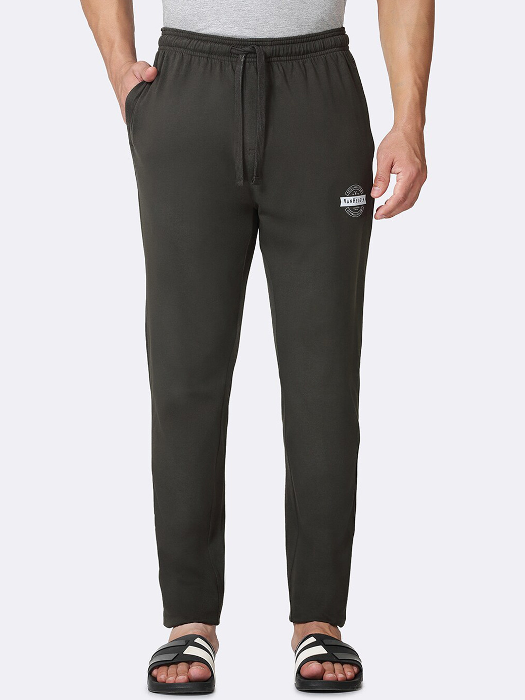 

Van Heusen Men Cotton Lounge Pants, Green