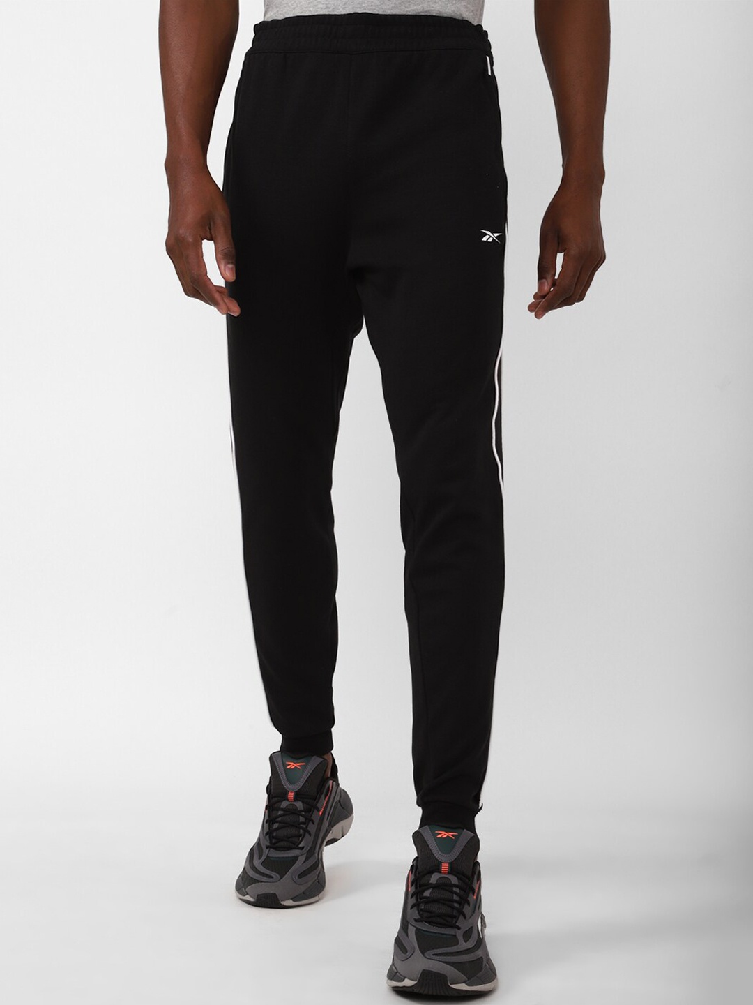 

Reebok Men Training Workout Ready Doubleknit Joggers, Black