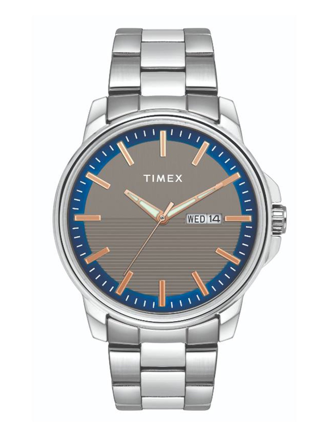 

Timex Men Dial & Stainless Steel Straps Analogue Watch TWEG17213, Grey